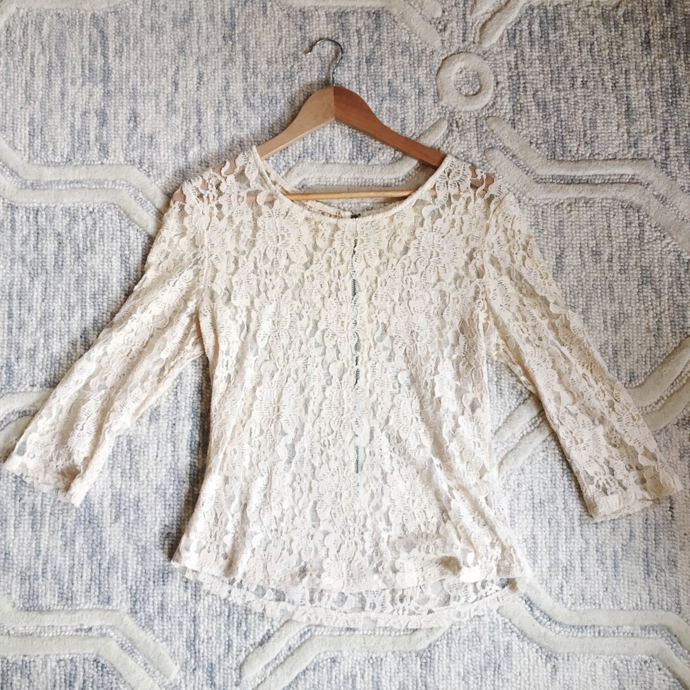Anthropologie Lace Top